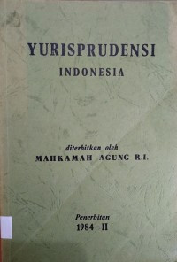 Image of YURISPRUDENSI INDONESIA 1984-II