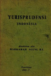 Image of YURISPRUDENSI INDONESIA 1982