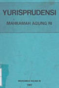 YURISPRUDENSI MAHKAMAH AGUNG - RI 1991